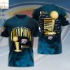 Oklahoma City Thunder Champions X2 2025 Signature 3D T-Shirt – Black