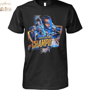 2024-25 NBA Champions Oklahoma City Thunder Unisex T-Shirt