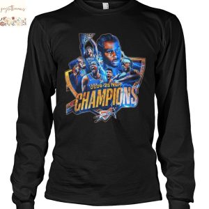 2024-25 NBA Champions Oklahoma City Thunder Unisex T-Shirt