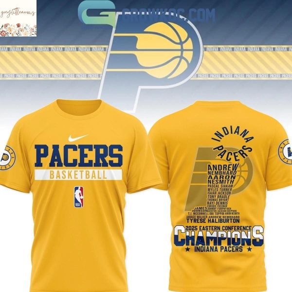 2025 Eastern Conference Champions Indiana Pacer 3D T-Shirt