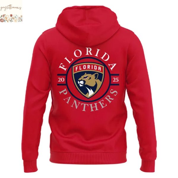 2025 Eastern Conference Champs Florida Panthers Hoodie – Red