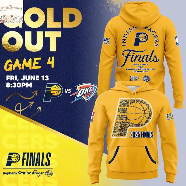 2025 Finals Indiana Pacers Eastern Conference Champions Hoodie