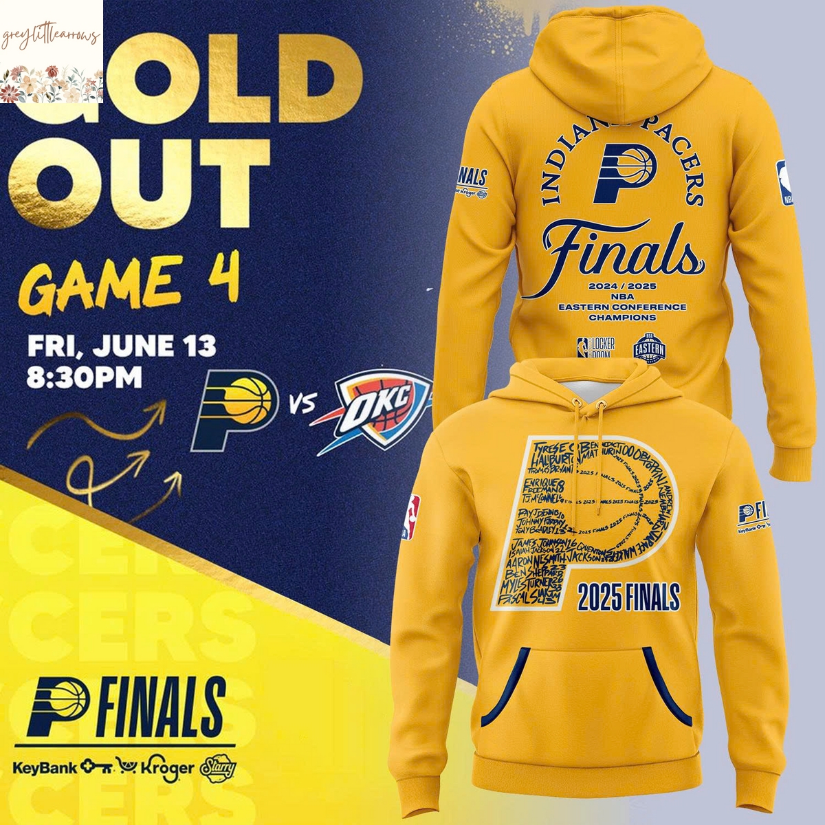 2025 Finals Indiana Pacers Eastern Conference Champions Hoodie 2025 Finals Indiana Pacers Eastern Conference Champions Hoodie