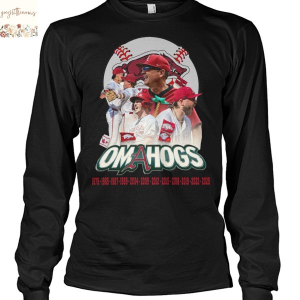 Arkansas Razorbacks Baseball Omahogs Super Regionals Champions 2025 Unisex T-Shirt