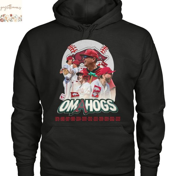 Arkansas Razorbacks Baseball Omahogs Super Regionals Champions 2025 Unisex T-Shirt