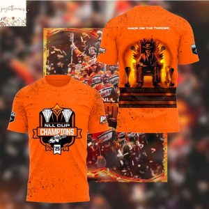 Buffalo Bandit Cup 2025 Champions Back On The Throne 3D T-Shirt
