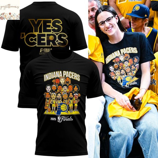 Caitlin Clark x Indiana Pacers Finals 2025 3D T-Shirt