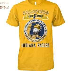 Champions 2024-2025 Indiana Pacers Eastern Conference Unisex T-Shirt