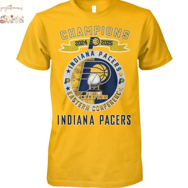 Champions 2024-2025 Indiana Pacers Eastern Conference Unisex T-Shirt
