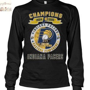 Champions 2024-2025 Indiana Pacers Eastern Conference Unisex T-Shirt
