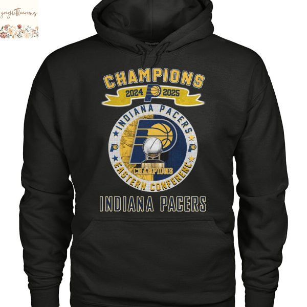Champions 2024-2025 Indiana Pacers Eastern Conference Unisex T-Shirt