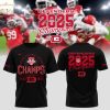 D.C. Defenders United Football League 2025 Champions 3D T-Shirt – Red