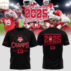 D.C. Defenders United Football League 2025 Champions 3D T-Shirt