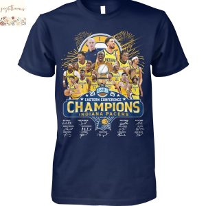 Eastern Coference Champions 2025 Indiana Pacers Signature Unisex T-Shirt