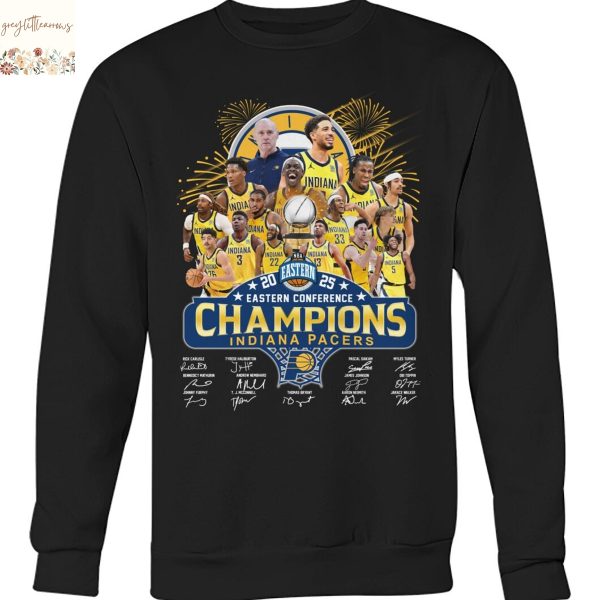 Eastern Coference Champions 2025 Indiana Pacers Signature Unisex T-Shirt