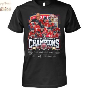 Eastern Conference Champions 2025 Signature Florida Panthers Unisex T-Shirt