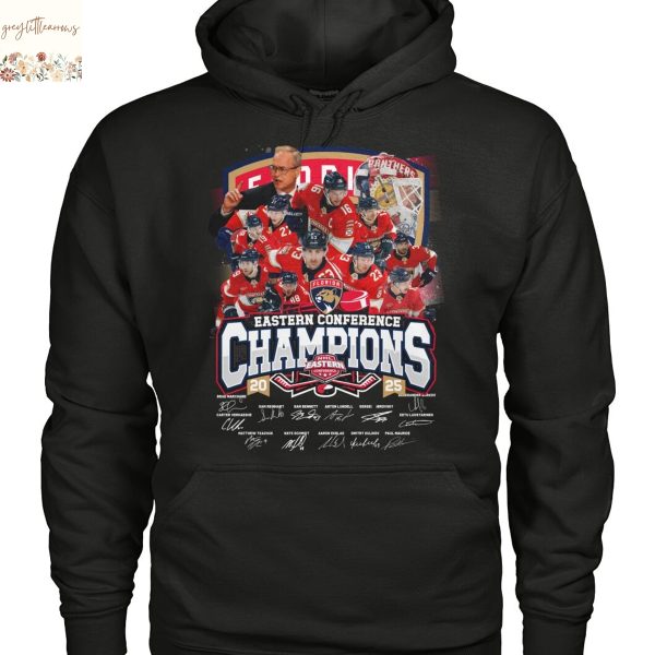 Eastern Conference Champions 2025 Signature Florida Panthers Unisex T-Shirt