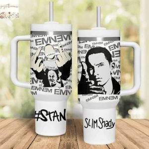 Eminem Slim Shady Tumbler With Handle And Straw