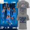 Oklahoma City Thunder 2024-2025 Western Conference Champions Finals 3D T-Shirt