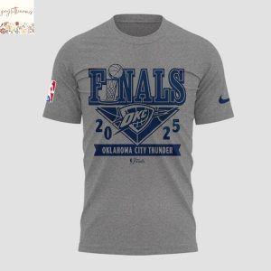 Finals 2025 Oklahoma City Thunder Western Conference Champions 3D T-Shirt