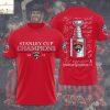 2025 Eastern Conference Champs Florida Panthers 3D T-Shirt – Red