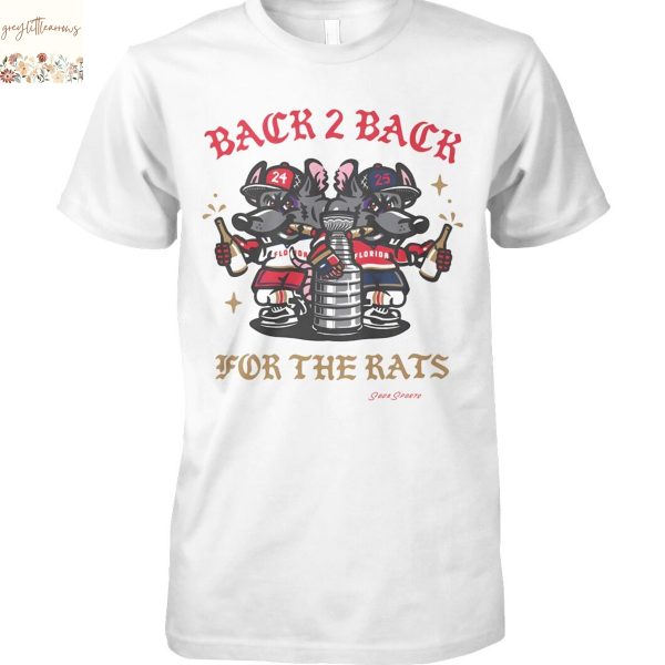 Florida Panthers Back 2 Back For The Rats Unisex T-Shirt