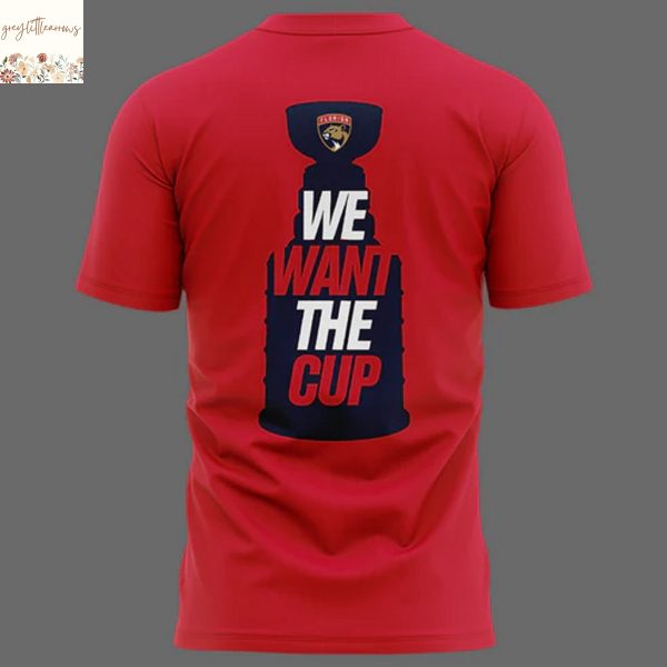 Florida Panthers Champion Stanley Cup Cats N Rats We Want The Cup 3D T-Shirt