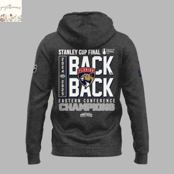Florida Panthers Champion Stanley Cup Final 2025 Hoodie – Grey