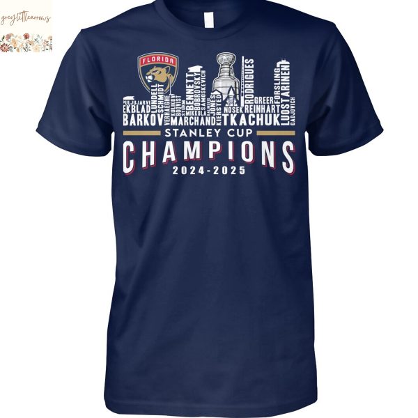 Florida Panthers Stanley Cup 2024-2025 Unisex T-Shirt