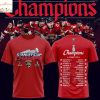 Florida Panthers Stanley Cup Champs 2025 3D T-Shirt – Grey
