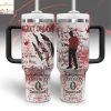 Godzilla King Of The Mosters Tumbler With Handle And Straw