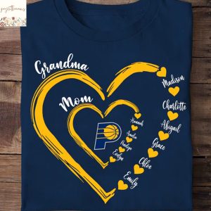 Grandma Mom Indiana Pacers Unisex T-Shirt