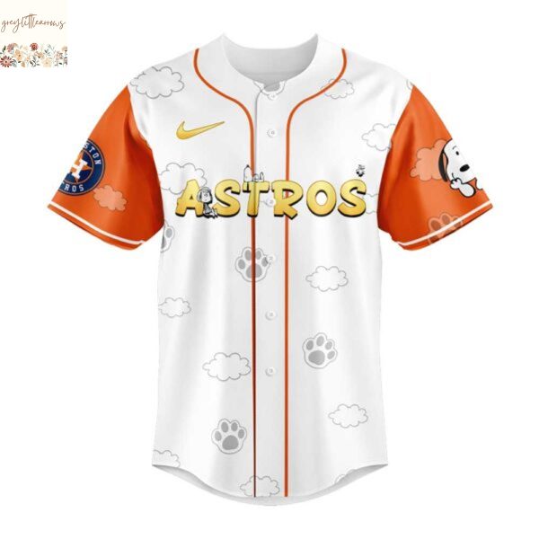 Houston Astros x Snoopy And Peanuts Baseball Jersey