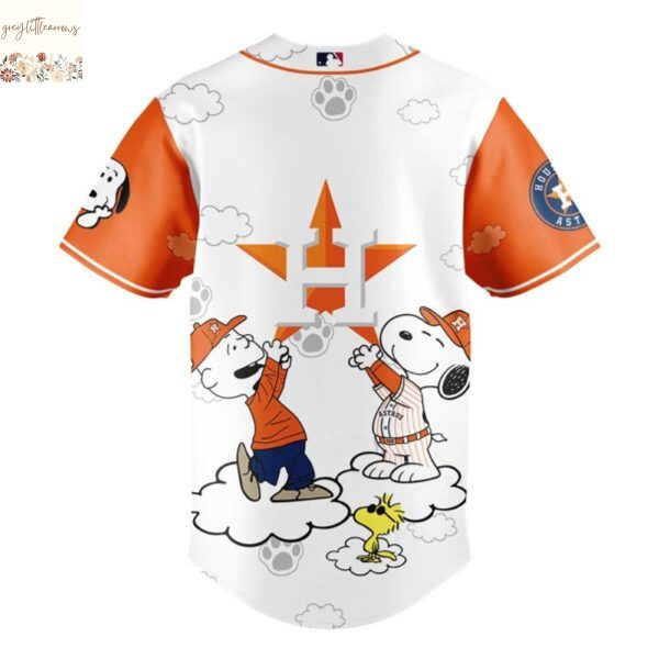 Houston Astros x Snoopy And Peanuts Baseball Jersey