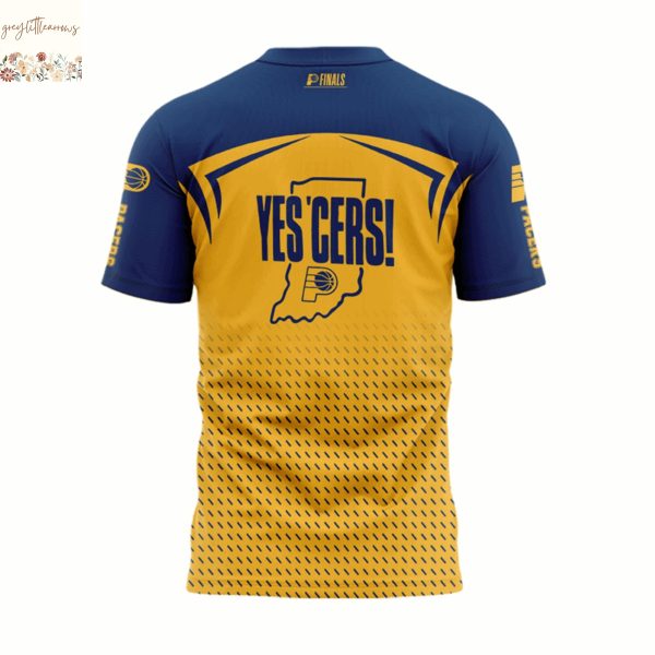 Indiana Finals 2025 Indiana Pacers Yes Cers 3D T-Shirt