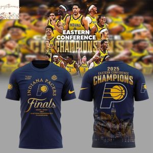 Indiana Pacer City Finals 2025 Eastern Conference Champions 3D T-Shirt