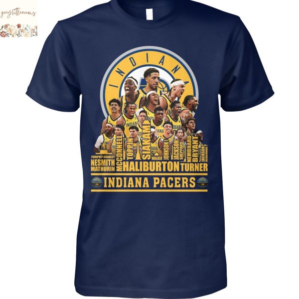 Indiana Pacers 2025 Eastern Conference Unisex T-Shirt
