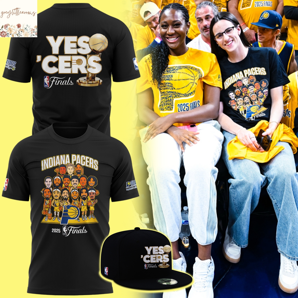 Indiana Pacers Finals 2025 YES CERS Finals 3D T-Shirt Indiana Pacers Finals 2025 YES CERS Finals 3D T-Shirt