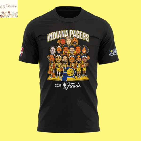 Indiana Pacers Finals 2025 YES CERS Finals 3D T-Shirt