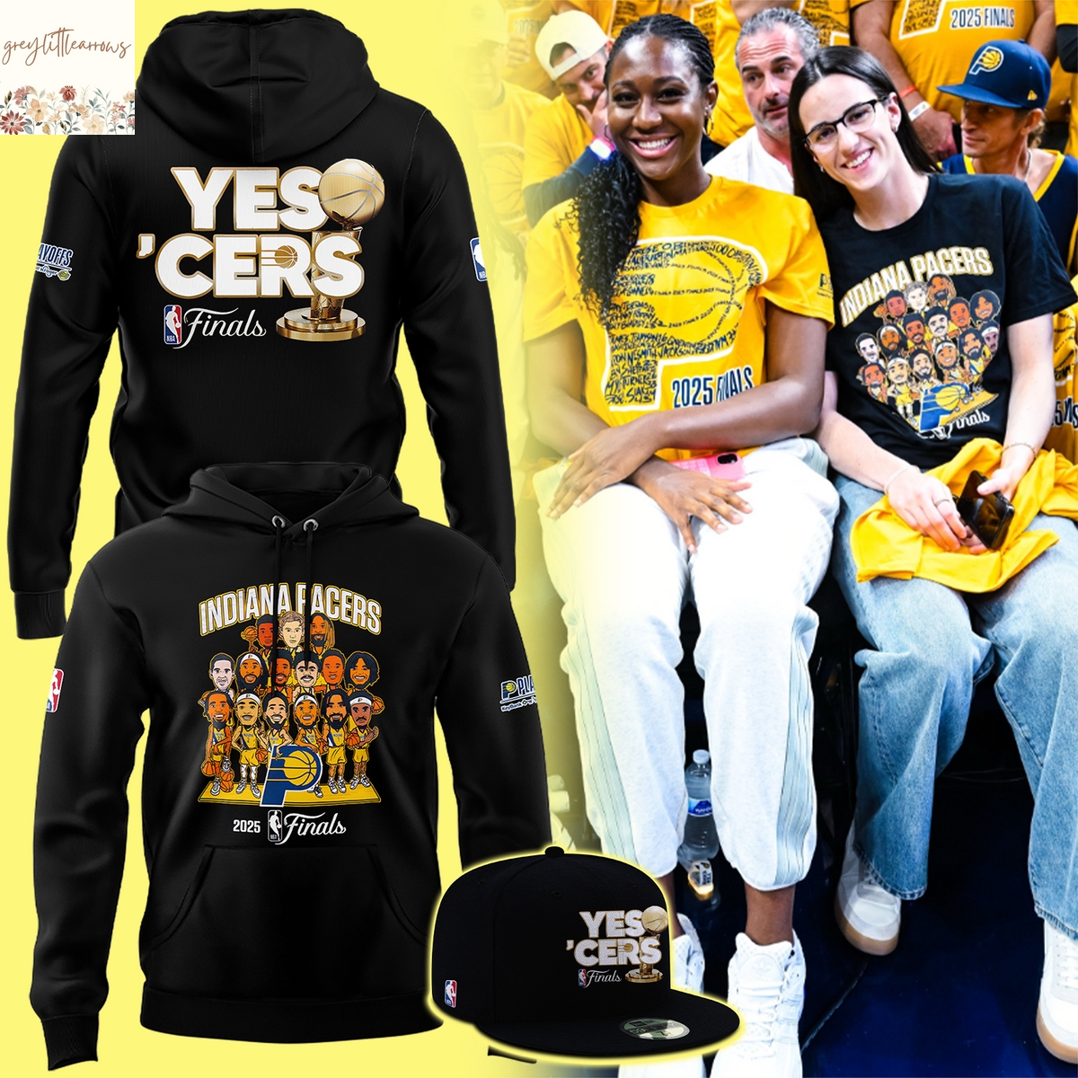 Indiana Pacers Finals 2025 YES CERS Hoodie Indiana Pacers Finals 2025 YES CERS Hoodie