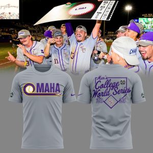 LSU Tigers OMAHA College World Series 2025 3D T-Shirt