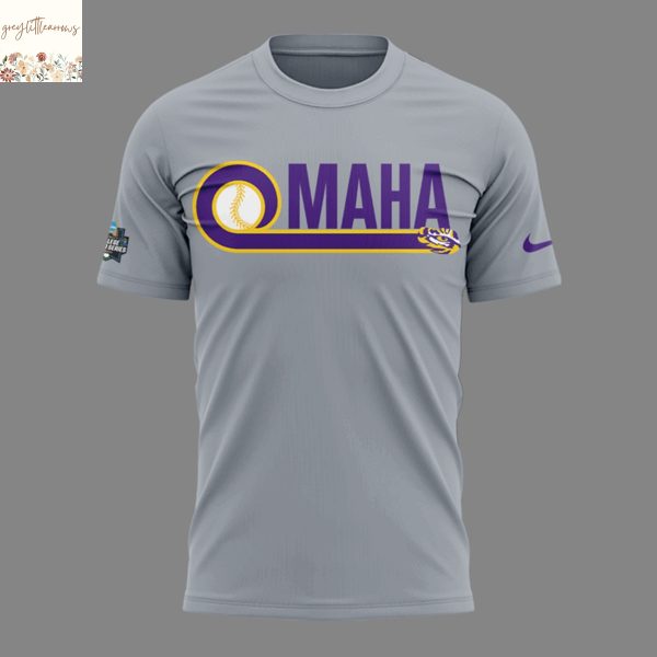 LSU Tigers OMAHA College World Series 2025 3D T-Shirt