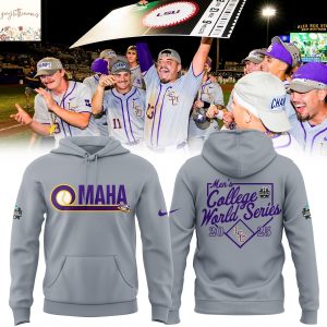 LSU Tigers OMAHA College World Series 2025 Hoodie
