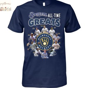 Milwaukee Brewers All-Time Greats Signature Unisex T-Shirt