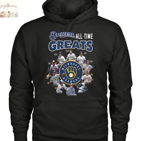 Milwaukee Brewers All-Time Greats Signature Unisex T-Shirt