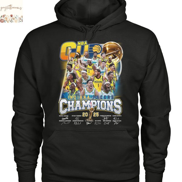 NBA Cup Indiana Pacers Champions 2025 Signature Unisex T-Shirt