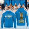 National Basketball Association 2025 Champions OKlahoma City Thunder Hoodie – Blue