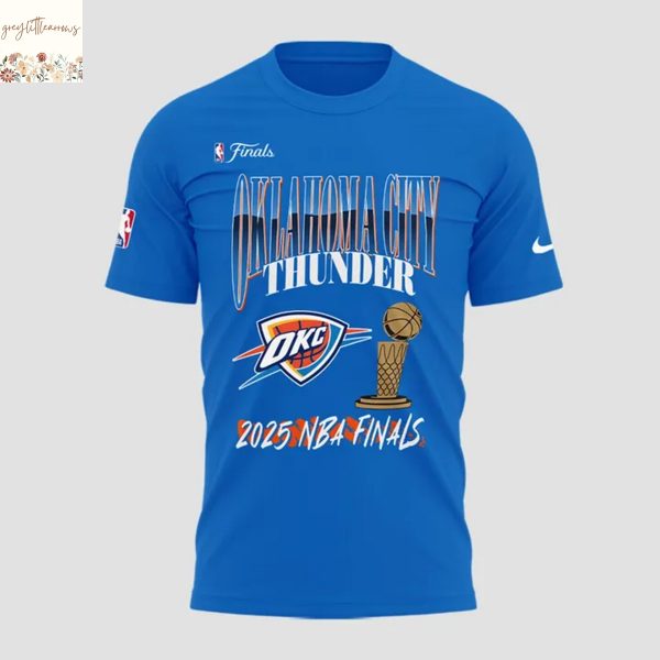 Oklahoma City Thunder 2024-2025 Western Conference Champions Finals 3D T-Shirt