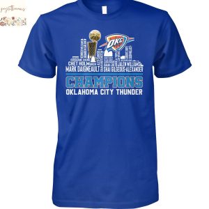 Oklahoma City Thunder 2025 Champions Unisex T-Shirt