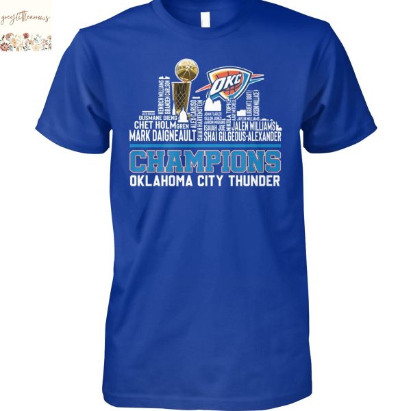Oklahoma City Thunder 2025 Champions Unisex T-Shirt